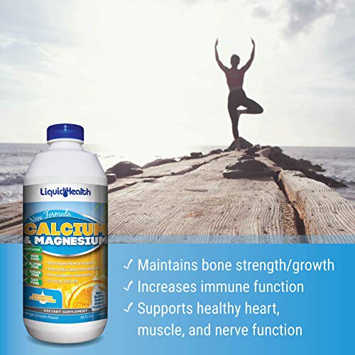Liquid Health Products Calcium and Magnesium, 32 Fluid Ounce