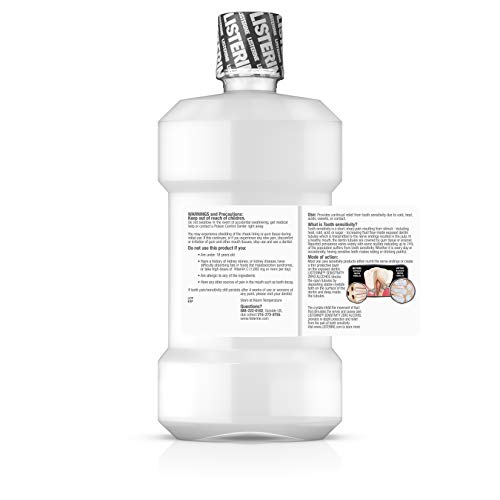 Listerine 24-HR Tooth Sensitivity Relief & Protection Alcohol-Fre...