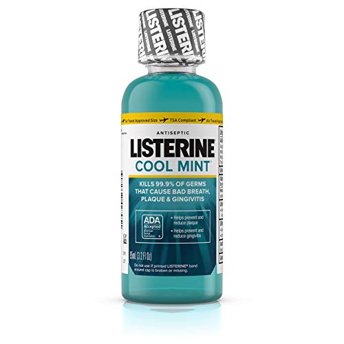 Listerine Cool Mint Antiseptic Mouthwash to Kill 99% of Germs tha...