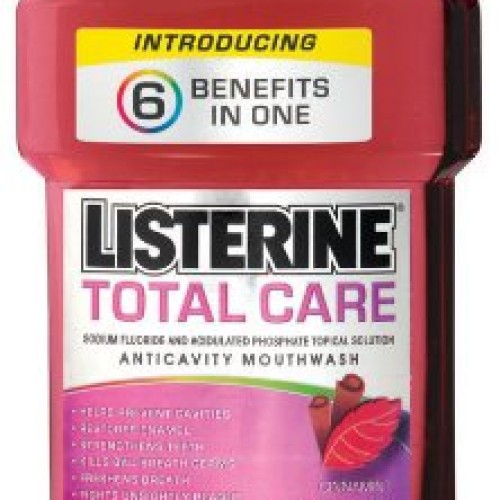 Listerine Total Care Anticavity Mouthwash Cinnamint, 1-Count Pac...