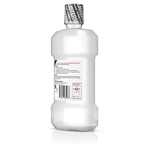 Listerine, Zero Alcohol Mouthwash 24hour Relief for Painful Tooth...