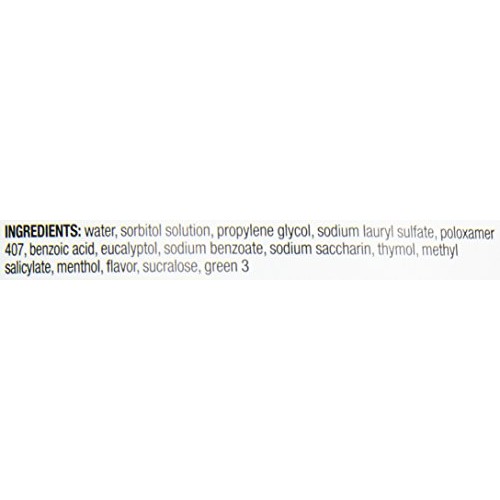 Listerine Zero Alcohol Mouthwash, Less Intense Alcohol-Free Oral ...