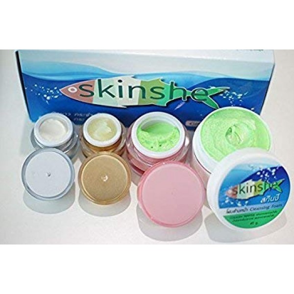 1 set x skinshe baby face cream set, whitening, lightening, acne ...