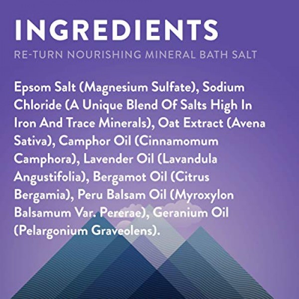 Little Moon Essentials Nourishing Mineral Bath Salt, Re-Turn, 13....