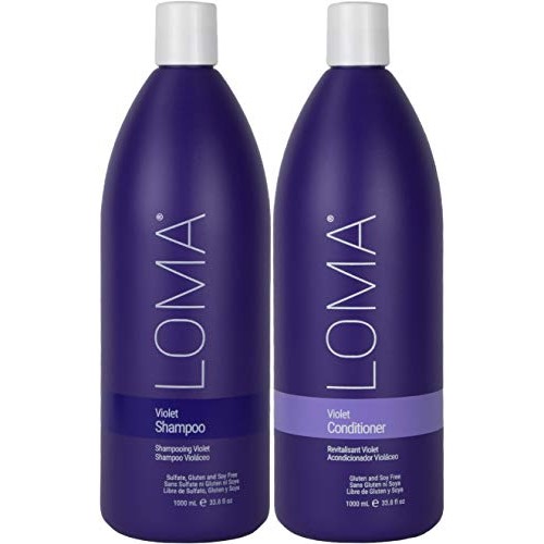 Loma Hair Care Violet Shampoo Violet Conditioner Duo, 33.8 Fl Oz ...