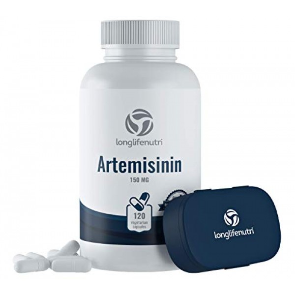Artemisinin 150mg - 120 Vegetarian Capsules | Made in USA | 4 Mon...