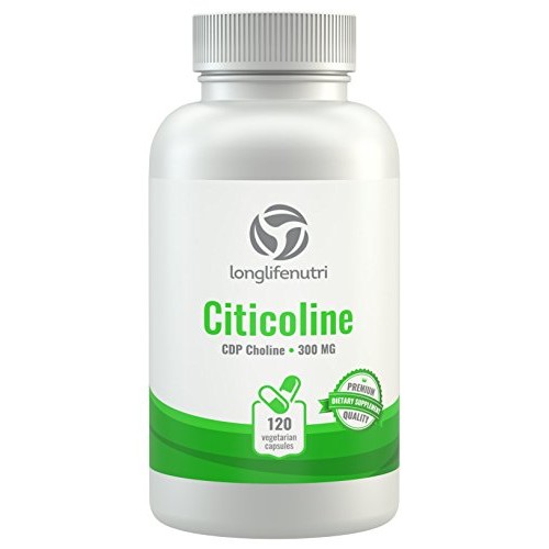 CDP Choline 300mg - 120 Vegetarian Capsules Made in US...