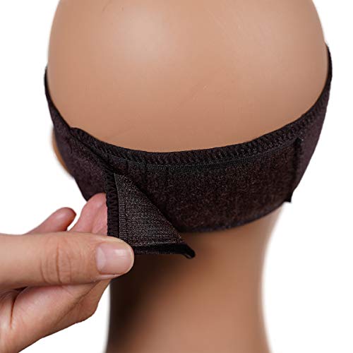 LONGQI Wig Grip Headband with Transparent Lace for Wigs & Frontal...