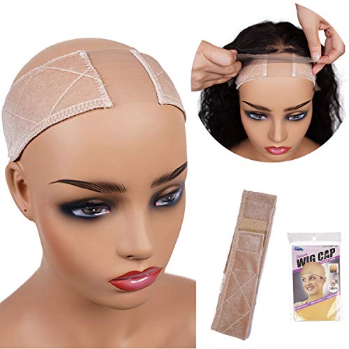 LONGQI Wig Grip Headband with Transparent Lace for Wigs and Hats ...