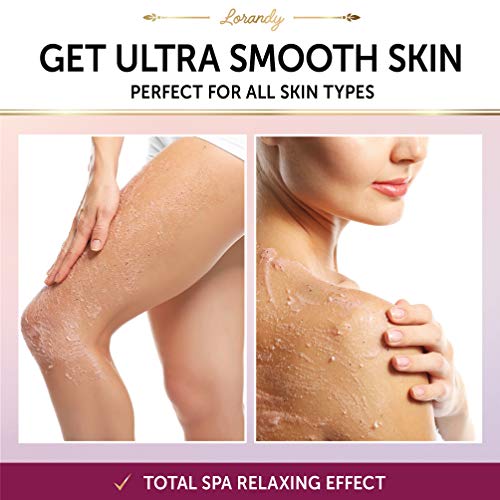 Lorandy Himalayan Salt Scrub - Made in USA - Infused with Collage...