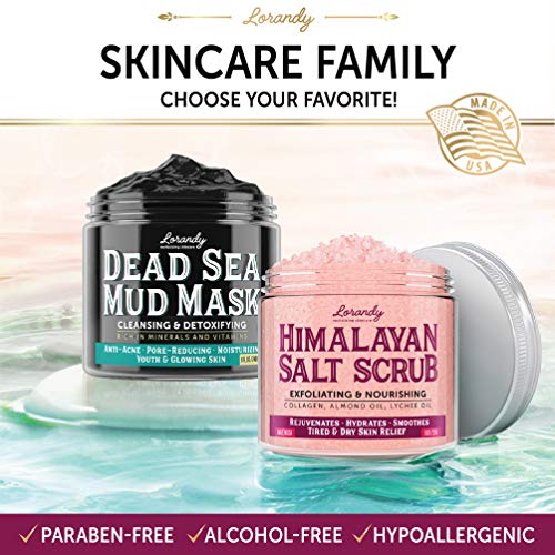 Lorandy Himalayan Salt Scrub - Made in USA - Infused with Collage...