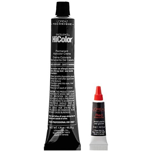 Loreal Excellence Hicolor H09 Tube Red Hot 1.74 Ounce 51ml
