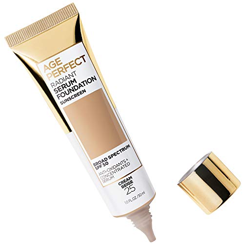 LOreal Paris Age Perfect Radiant Serum Foundation with SPF 50, C...