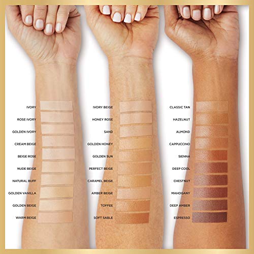 LOreal Paris Age Perfect Radiant Serum Foundation with SPF 50, C...