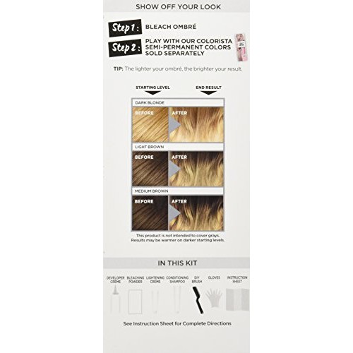 LOreal Paris Colorista Bleach, Ombre