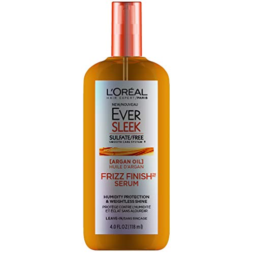 LOreal Paris EverSleek Sulfate Free Frizz Finish Oil-In-Serum, 4...
