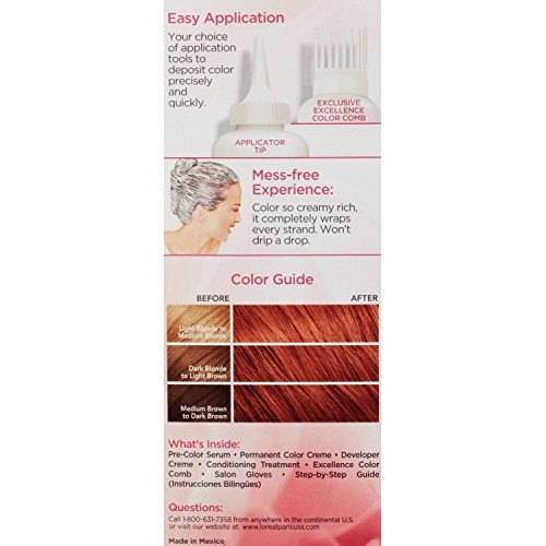 LOreal Paris Excellence Creme Triple Protection Hair Color, Ligh...