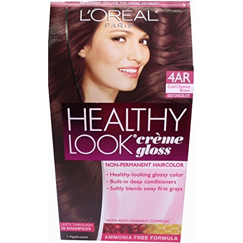 Loreal Paris Healthy Look Crème Gloss Cool Chestnut Brown 4AR