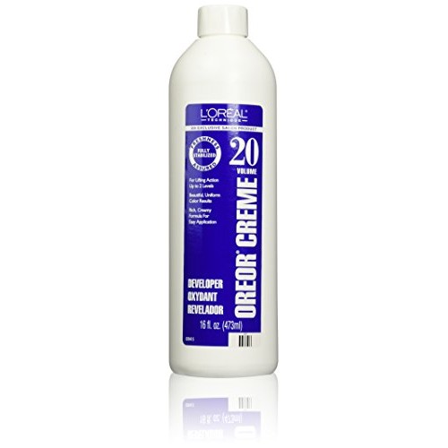 LOreal Paris, Oreor 20Volume Creme Developer, White/blue, 16 Fl Oz