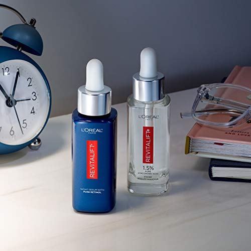 LOreal Paris Retinol Serum for Face, Night Serum 0.3% Pure Retin...