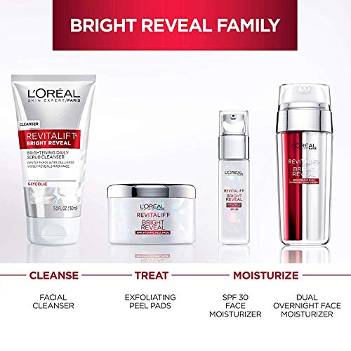 LOreal Paris Skin Care Revitalift Bright Reveal Cleanser, 10 Flu...