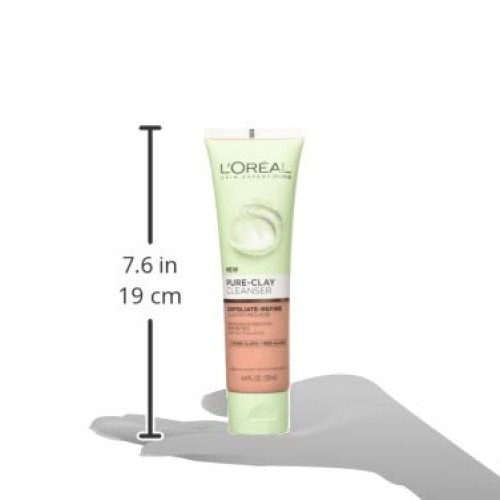 LOreal Paris Skincare Pure-Clay Facial Cleanser with Red Algae f...