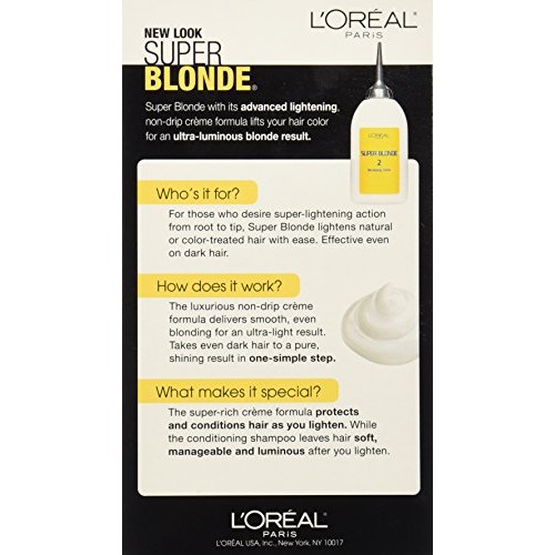 LOreal Paris Super Blonde Creme Lightening Kit, 205 Light Brown ...