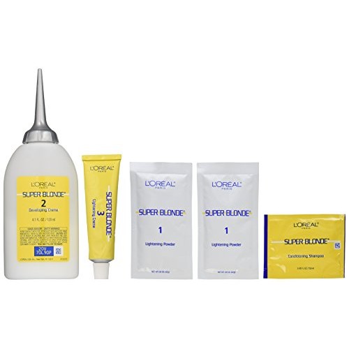LOreal Paris Super Blonde Creme Lightening Kit, 205 Light Brown ...
