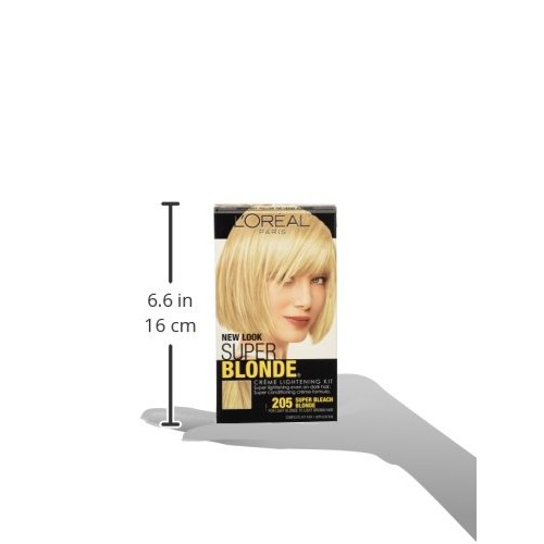 LOreal Paris Super Blonde Creme Lightening Kit, 205 Light Brown ...