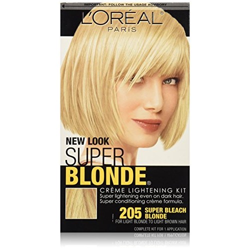 LOreal Paris Super Blonde Creme Lightening Kit, 205 Light Brown ...