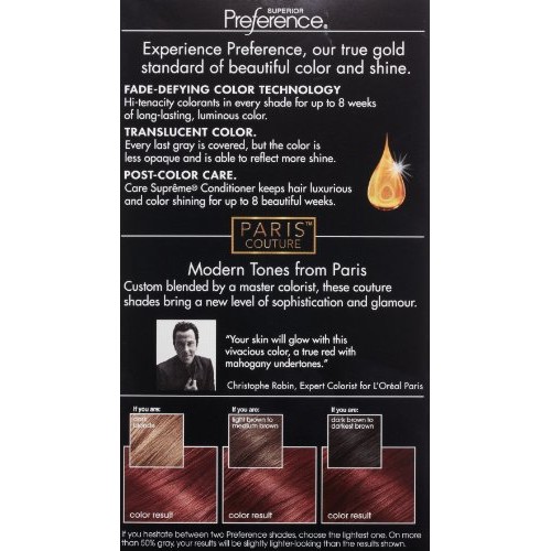 LOreal Paris Superior Preference Hair Color, 5RM Rich Merlot Red