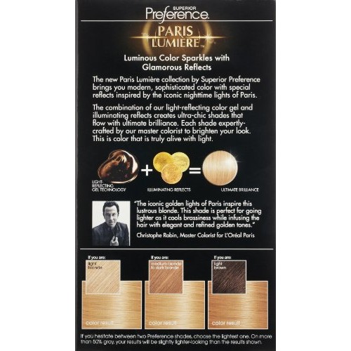 LOreal Paris Superior Preference Hair Color, 8GB Golden Iridesce...