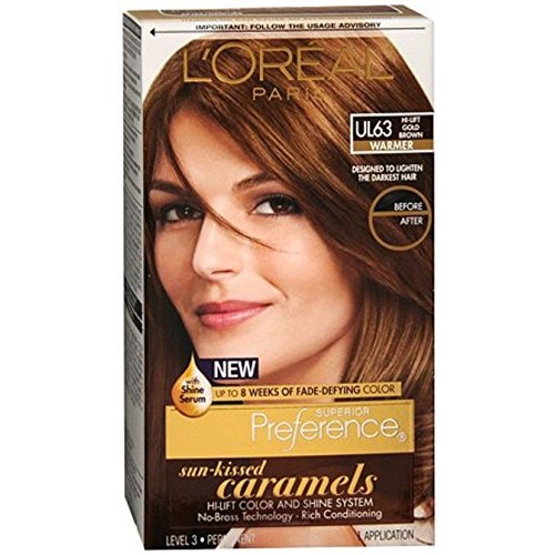 LOreal Superior Preference Preference Sun-Kissed Caramels, UL63 ...