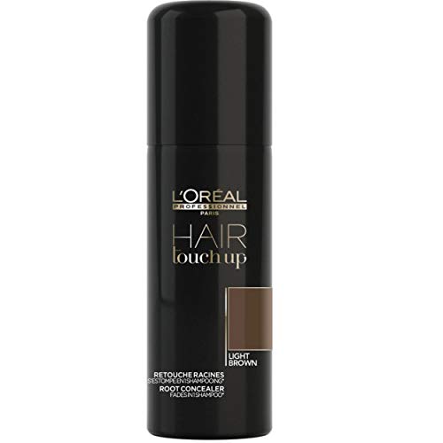 LOreal Professional Hair Touch Up Root Concealer Spray, Light Br...