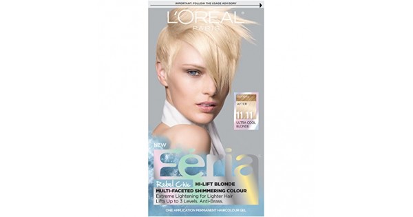 8. L'Oreal Paris Feria Multi-Faceted Shimmering Permanent Hair Color, 100 Pure Diamond (Very Light Natural Blonde) - wide 9