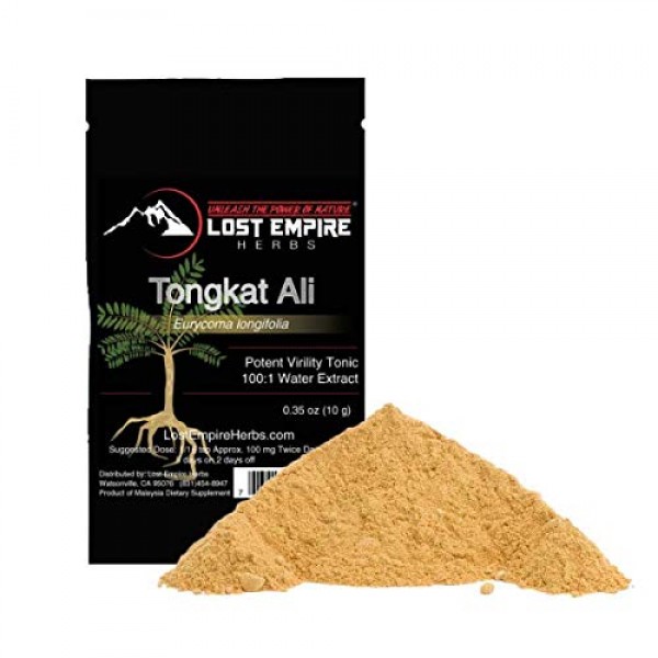 Tongkat Ali 100:1 Extract 10 Grams High Potency - Ultimate Endu...