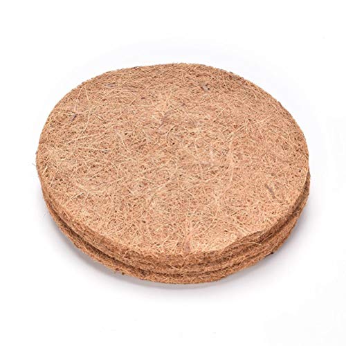 LotCow 30 Pcs Bird Nest Box Liner 8.3 Inches Round Nesting Pads C...