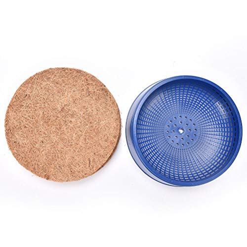 LotCow 30 Pcs Bird Nest Box Liner 8.3 Inches Round Nesting Pads C...