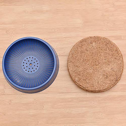 LotCow 30 Pcs Bird Nest Box Liner 8.3 Inches Round Nesting Pads C...