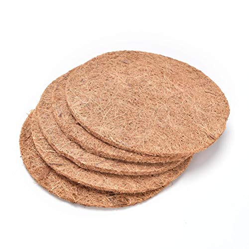 LotCow 30 Pcs Bird Nest Box Liner 8.3 Inches Round Nesting Pads C...