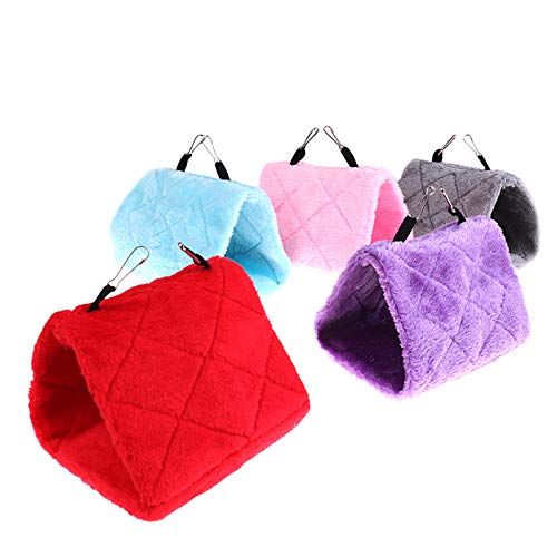 Winter Warm Bird Nest House Shed Hut Hanging Hammock Finch Cage P...