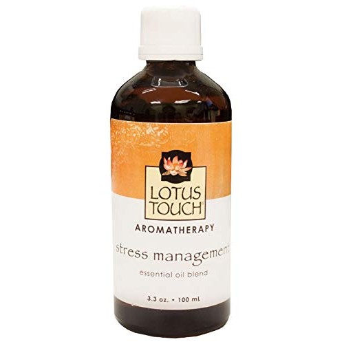 Stress Management Essential Oil Blend by Lotus Touch, 100 ml Bott...