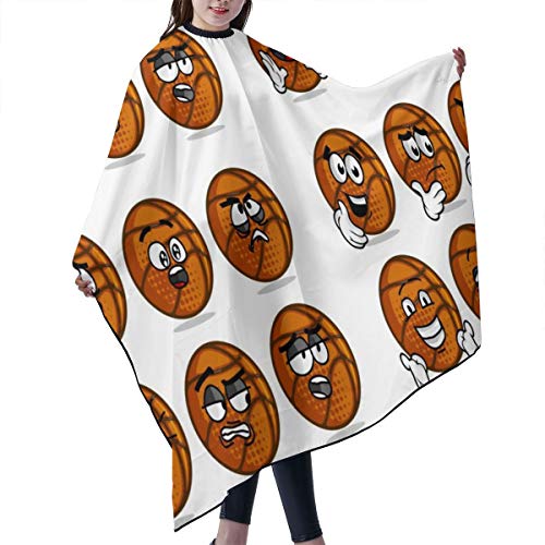 Professional Barber Cape Funny Basketball Cartoon Character Salon...