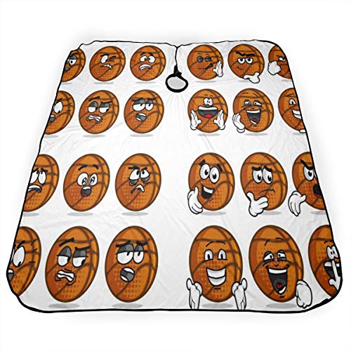 Professional Barber Cape Funny Basketball Cartoon Character Salon...