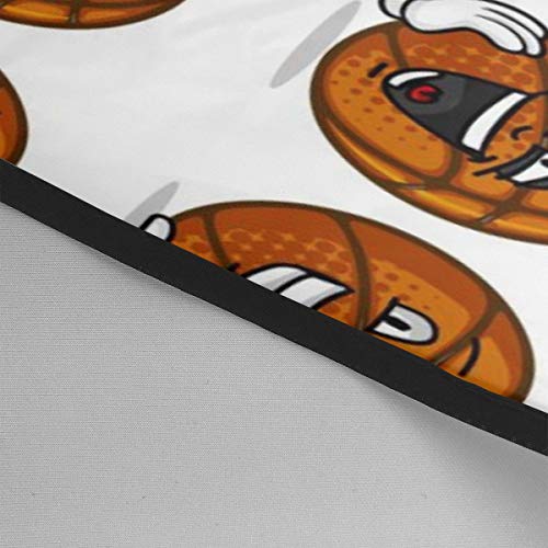 Professional Barber Cape Funny Basketball Cartoon Character Salon...