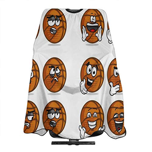 Professional Barber Cape Funny Basketball Cartoon Character Salon...