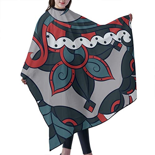 Professional Barber Cape Mehndi Paisley PatternStylist Salon Caps...