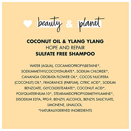 Love Beauty And Planet Hope & Hair Repair Sulfate- Free Shampoo f...