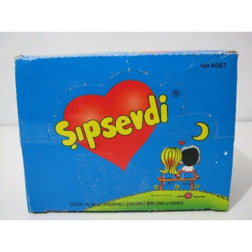 Love is Bubble Gum, Strawberry and Banana Flavoured Sugar Gum 1 P...
