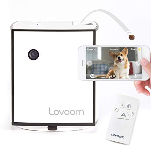 LOVOOM Pet Camera: Kibble Tossing Play, Wi-Fi Kibble Cam with Pan...